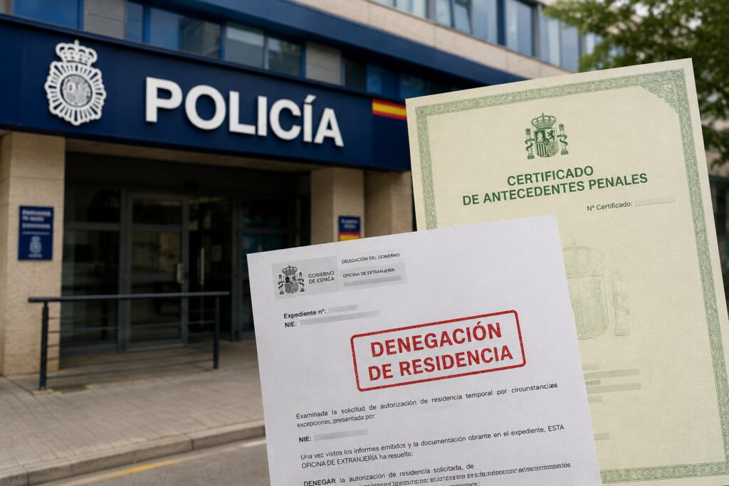 ¿Puedo renovar mi permiso de residencia y trabajo si tengo antecedentes penales?