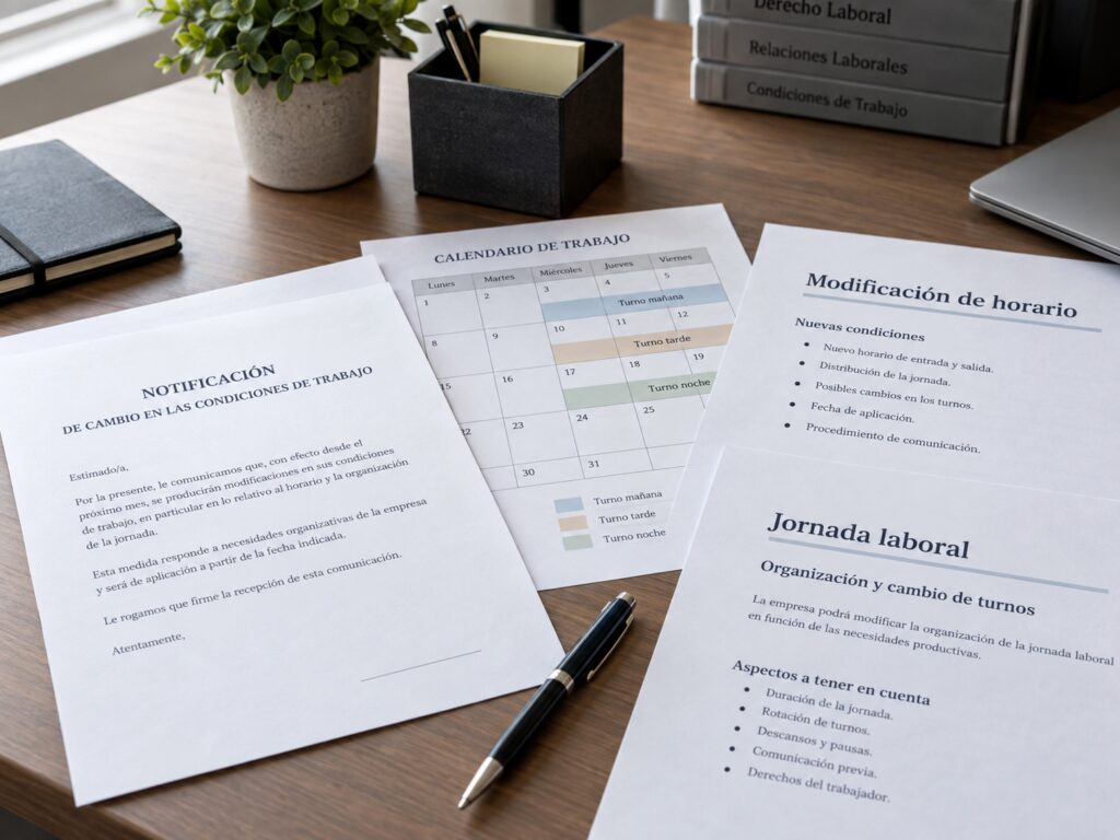 ¿Puede la empresa cambiarte el horario, la jornada o las condiciones de trabajo de palabra? Las nuevas obligaciones refuerzan la información por escrito