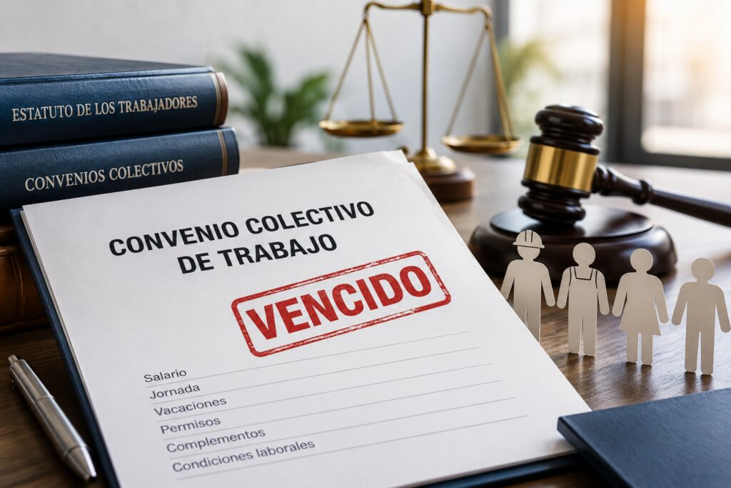 Mi convenio colectivo ha caducado: ¿pierdo el salario, los pluses, los permisos o los días de descanso?
