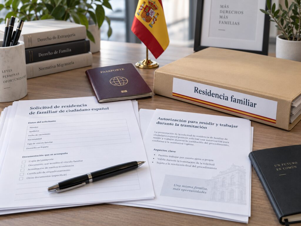 Familiares extranjeros de españoles: más posibilidades para solicitar la residencia desde España y trabajar durante la tramitación